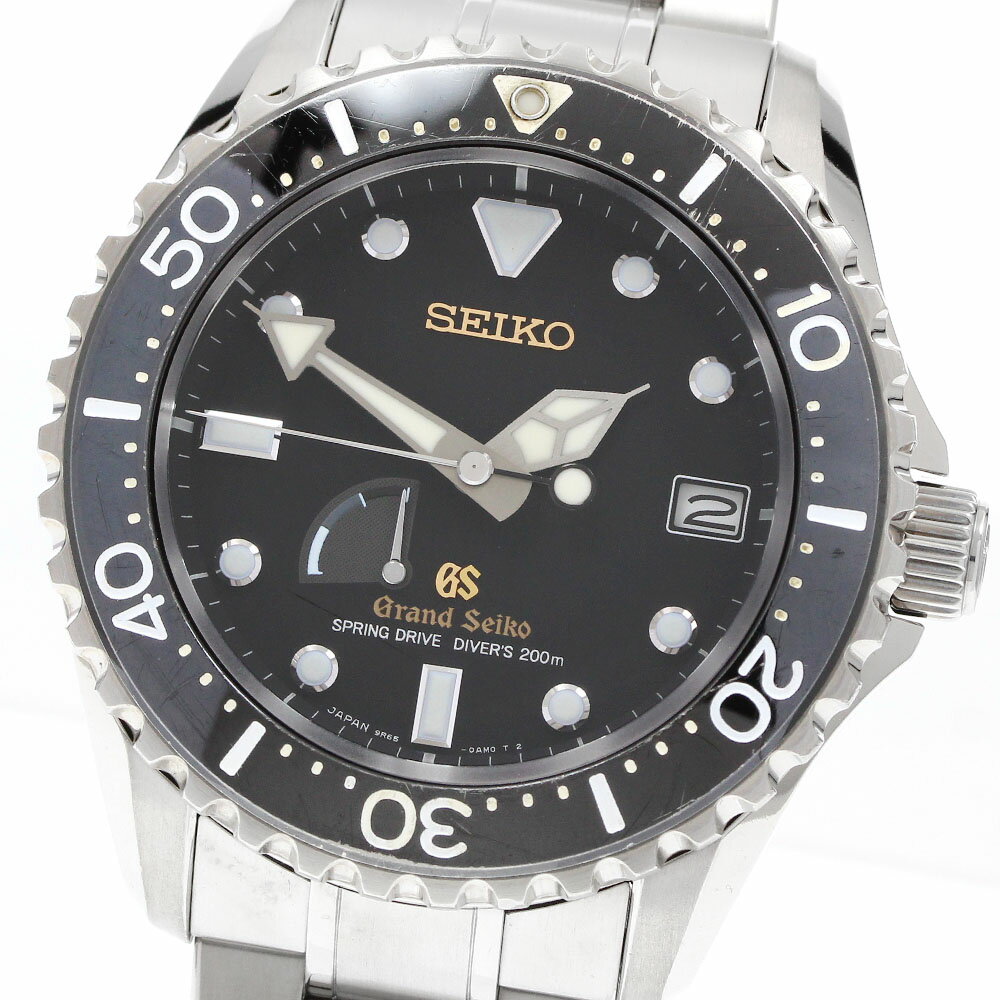 セイコー SEIKO SBGA031/9R65-0AN0 グランドセイコー ダイバーズ パワーリザーブ スプリングドライブ メンズ 箱・保付 メーカーOH済_909688【中古】