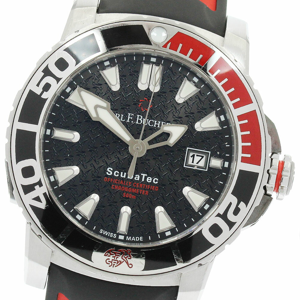 カール F.ブヘラ CARL F.BUCHERER 00.10632.23.33.99 パトラビ スキューバテック SFA 特別モデル 自動巻き メンズ 箱付き_919545【中古】