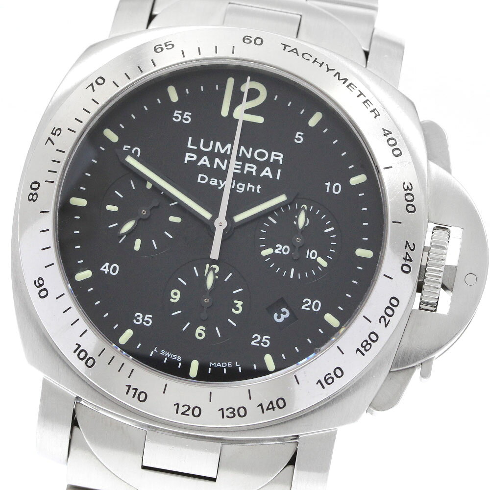 パネライ PANERAI PAM00250 ルミノール デイライト クロノグラフ 自動巻き OH済み ...