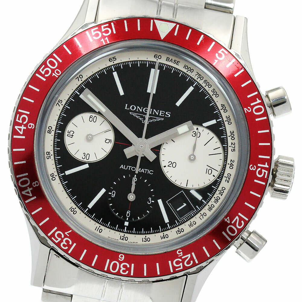 ロンジン LONGINES L2.808.4 ヘリテージ ダイバー 1967 自動巻き メンズ 保証書付き_920798【中古】