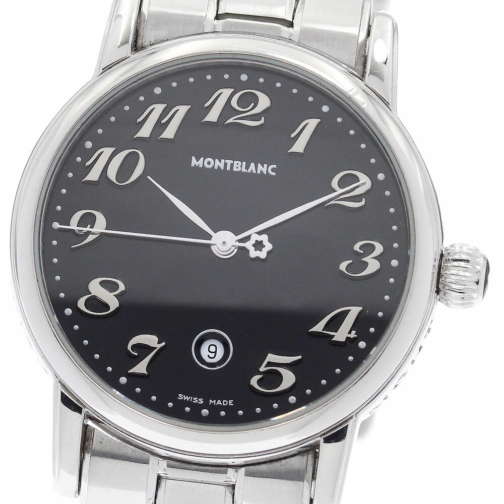 モンブラン MONTBLANC 7020 マイスターシュテック デイト クォーツ ボーイズ _921211【中古】