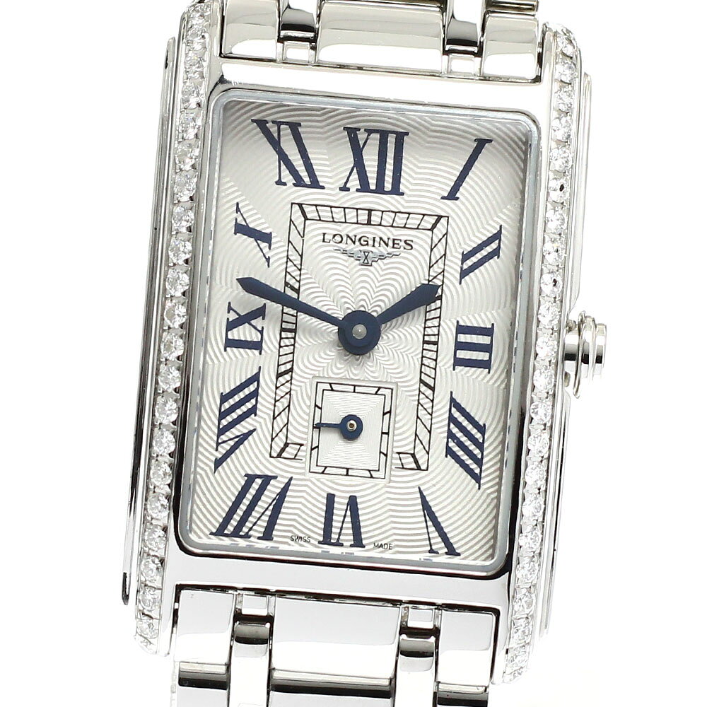 ロンジン LONGINES L5.255.0 ドルチェヴィータ サイドダイヤ スモールセコンド クォーツ レディース _919549【中古】
