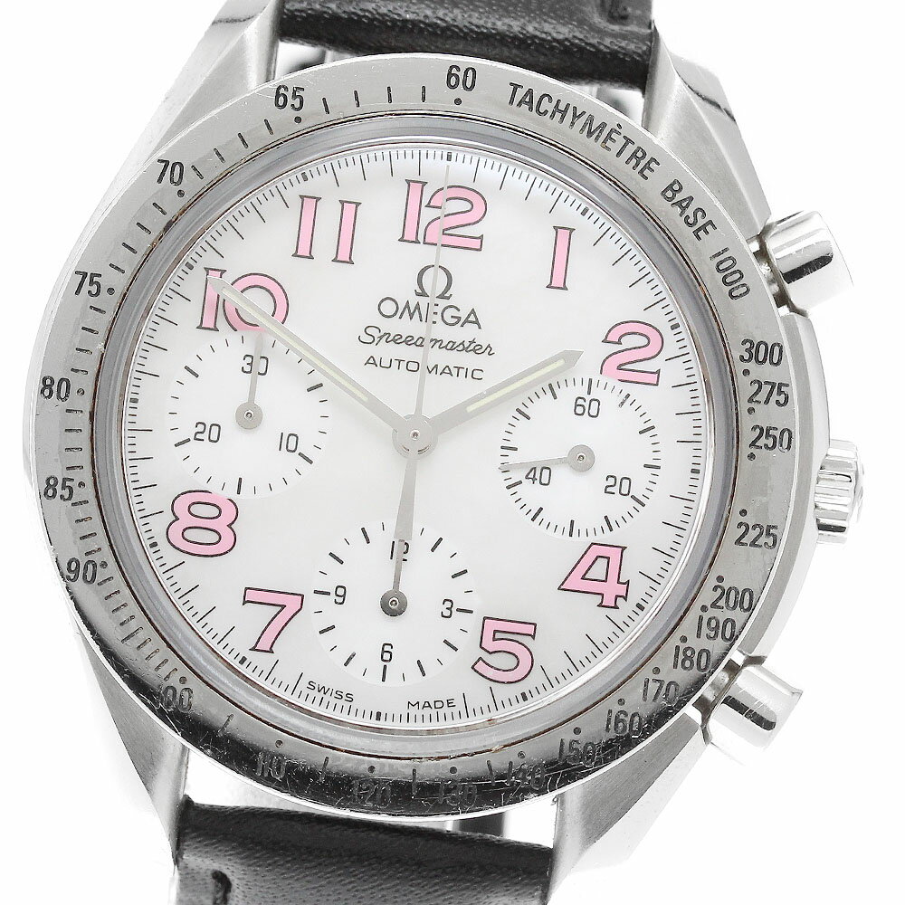 オメガ OMEGA 3834.74.34 スピードマスター クロノグラフ 自動巻き メンズ _921 ...