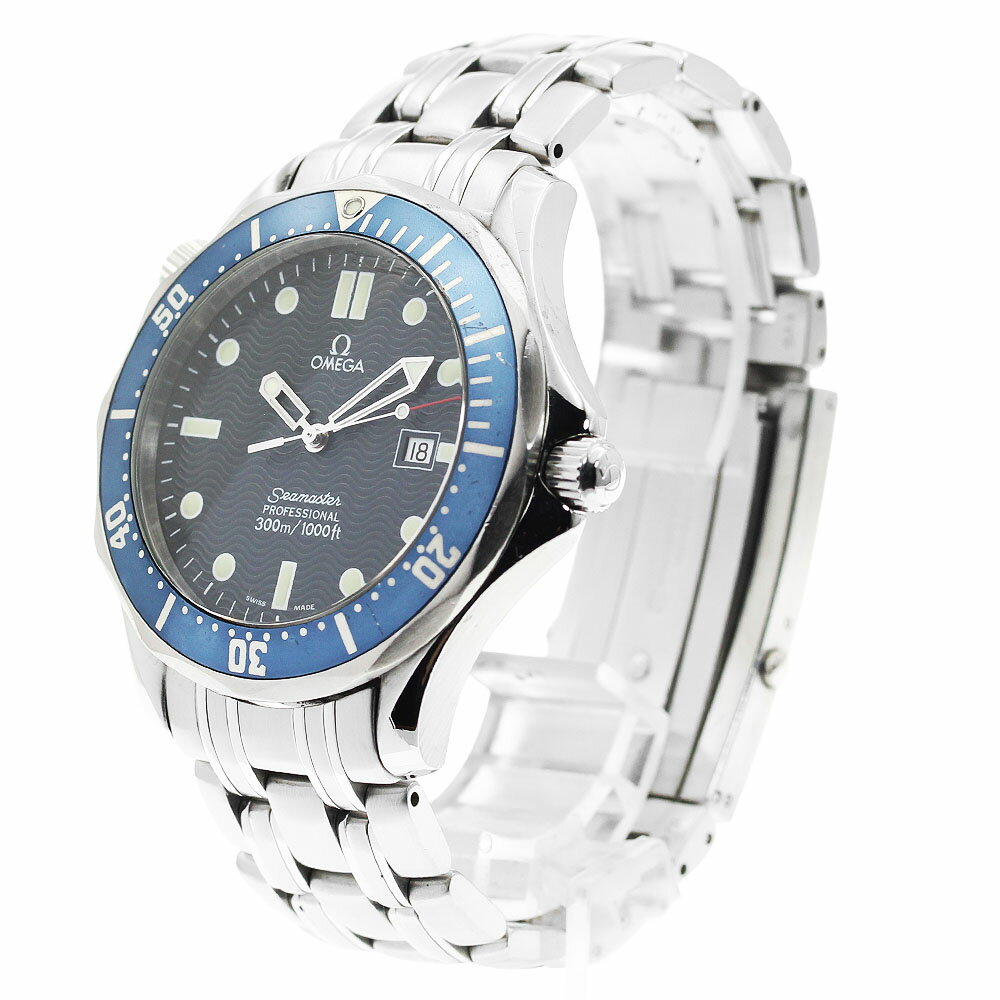 オメガ OMEGA 2541.80 シーマスター 300 デイト クォーツ メンズ _920960【中古】