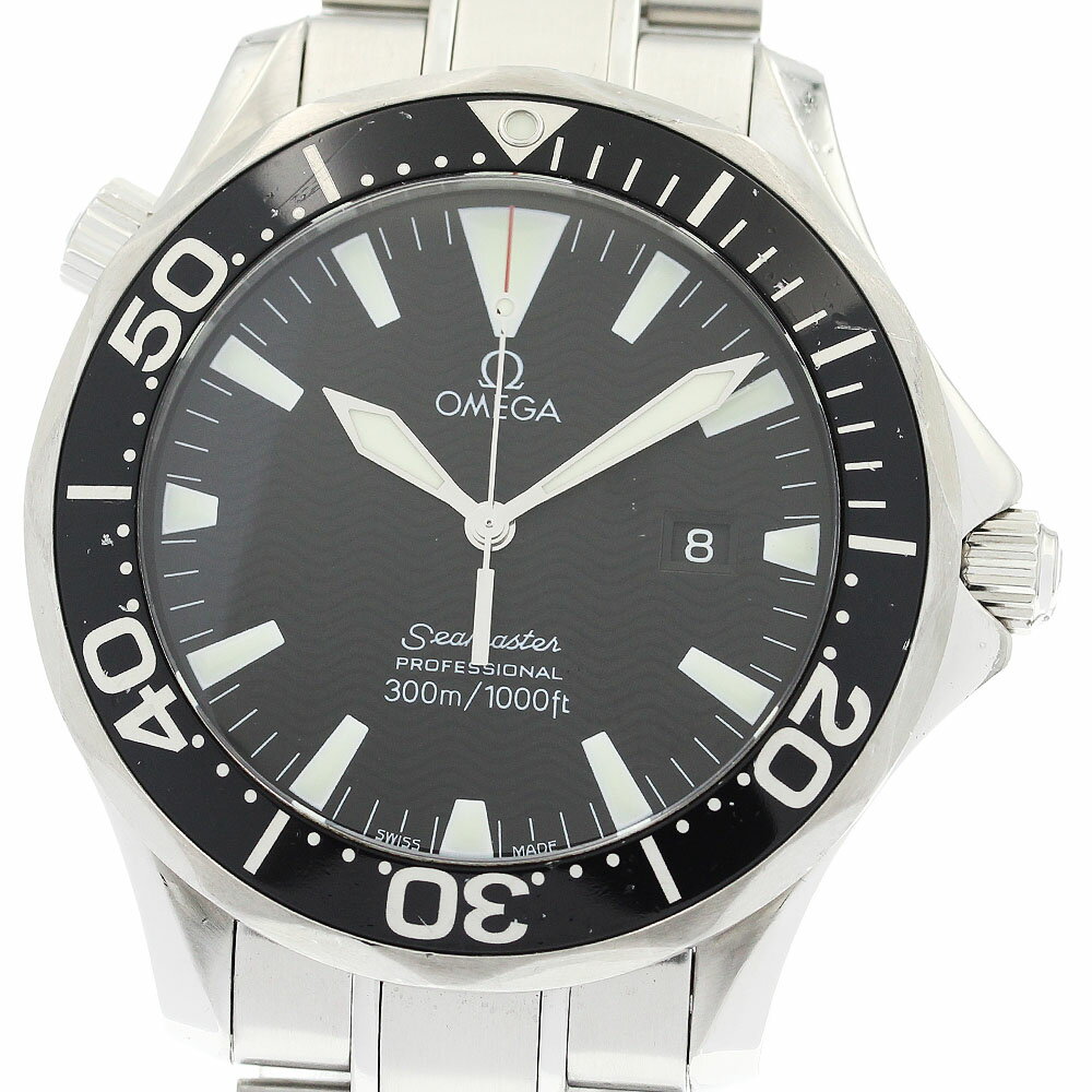 オメガ OMEGA 2264.50 シーマスター300 デイト クォーツ メンズ _920977【中 ...