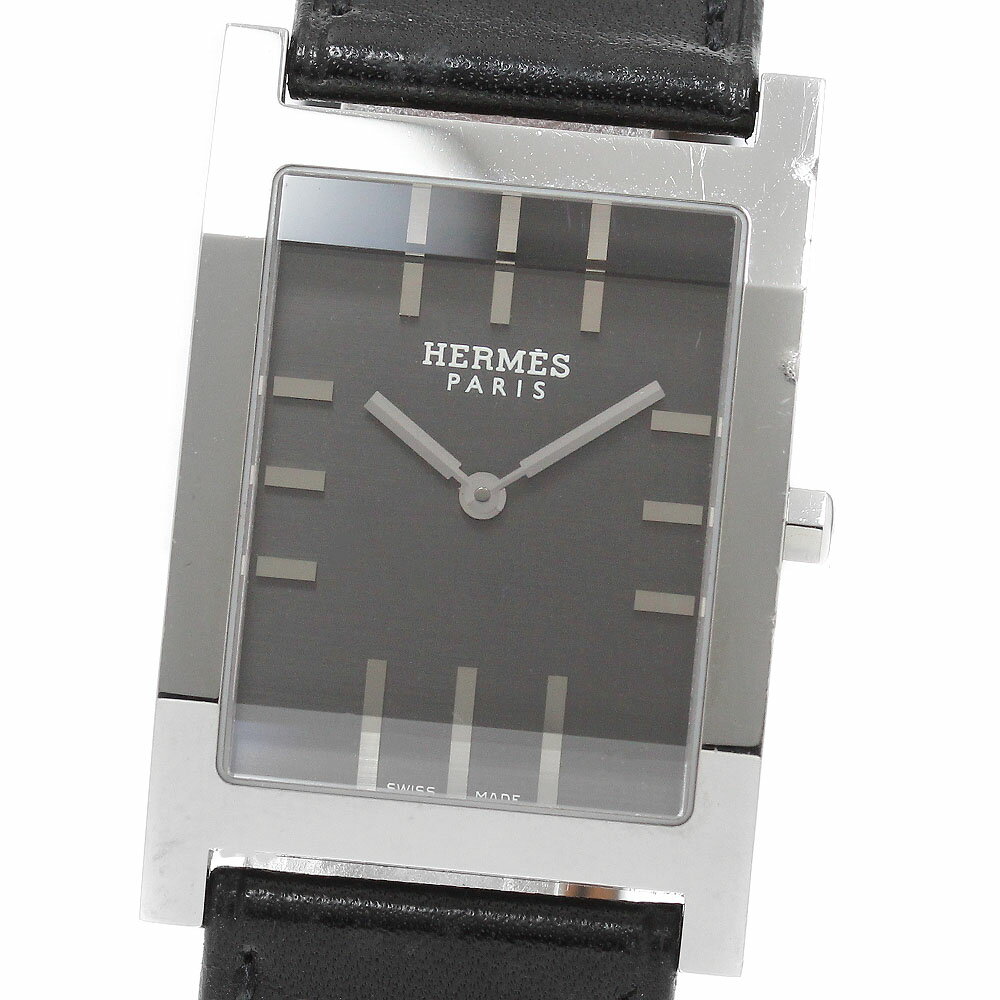 エルメス HERMES TA1.710 タンデム クォーツ メンズ _910463【中古】