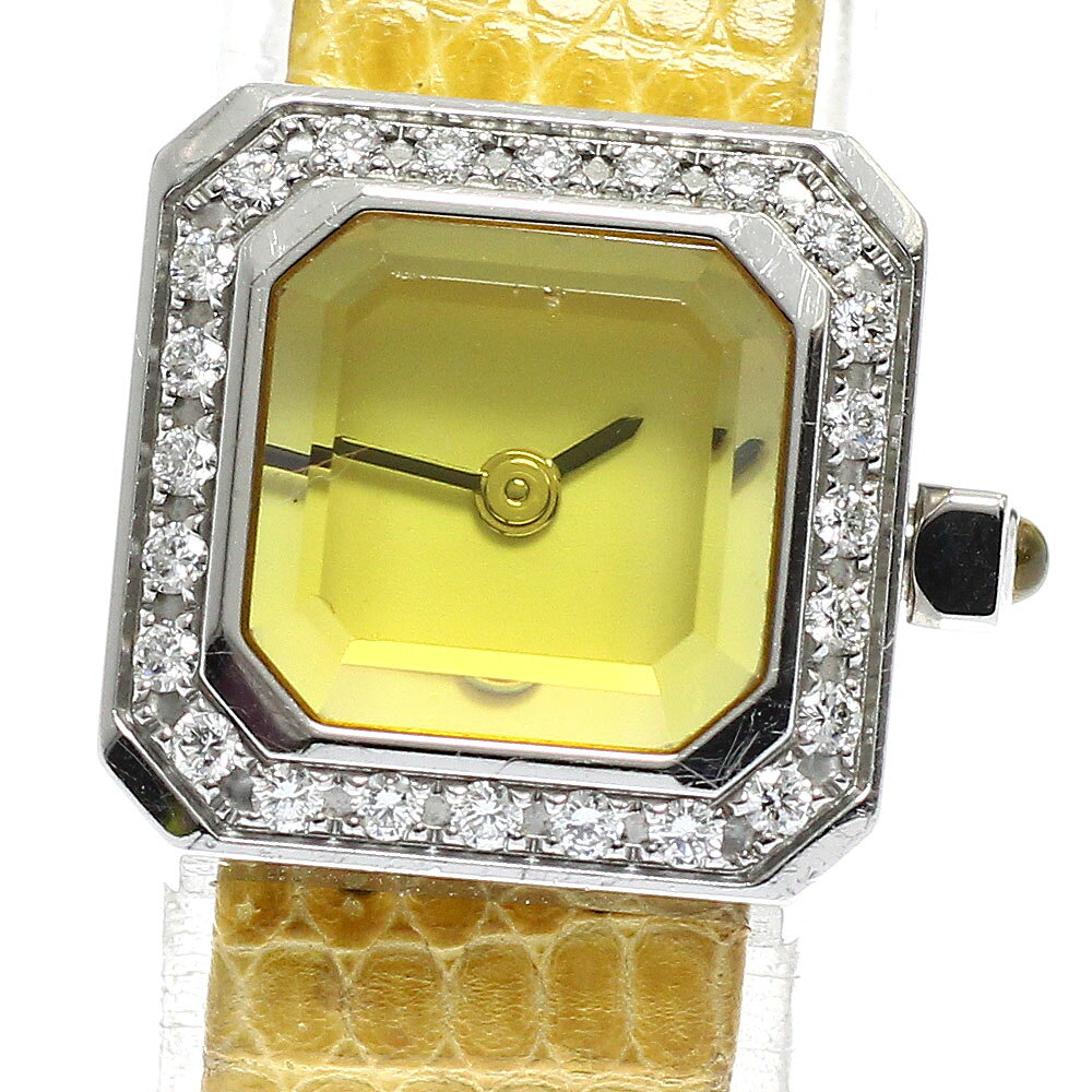 CORUM - コルム CORUM 137.425.47 シュガーキューブ ダイヤベゼル クォーツ レディース _922571【中古】