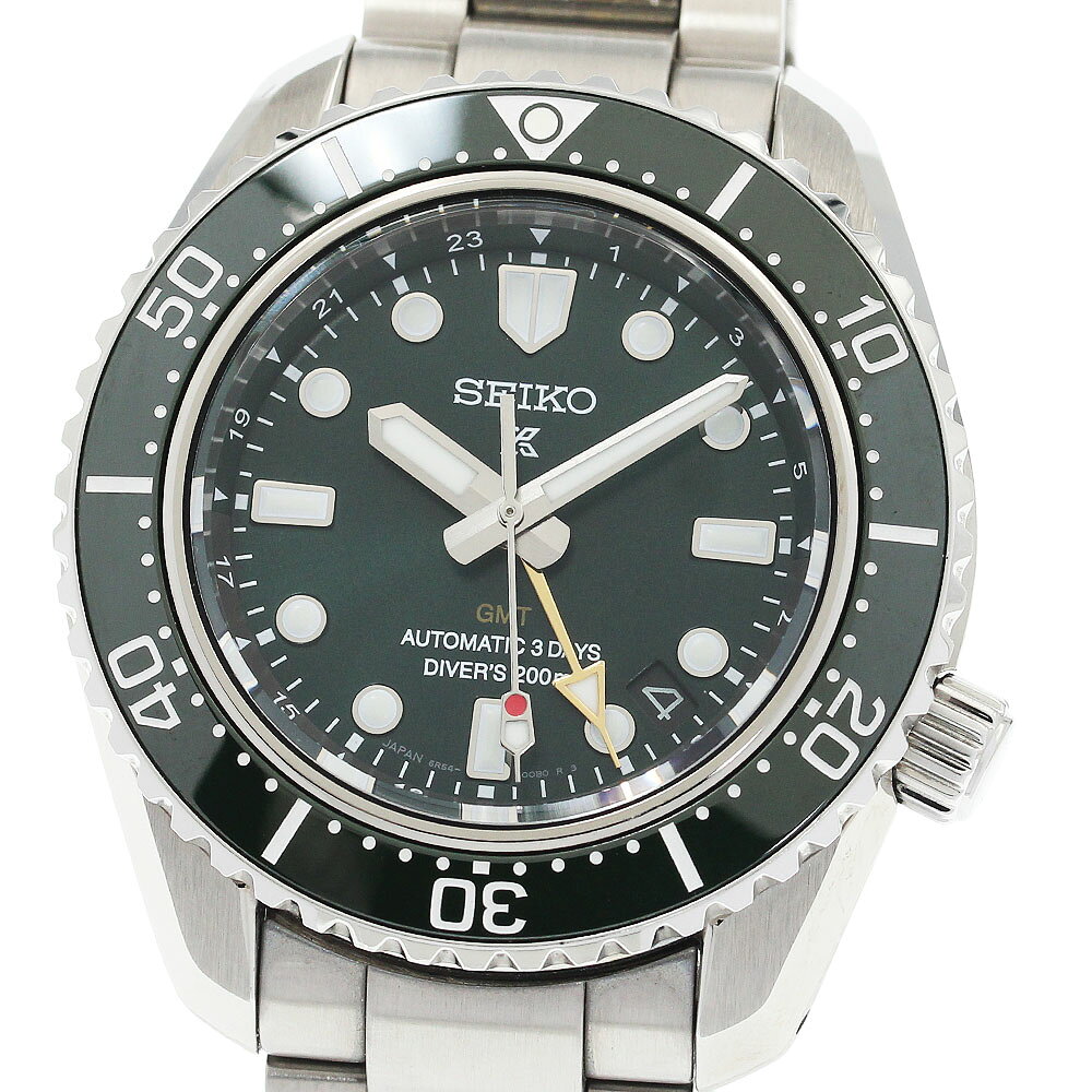 セイコー SEIKO SBEJ009/6R54-00D0 プロスペックス 1968 メカニカルダイバーズ GMT 自動巻き メンズ 箱・保証書付き_930376【中古】