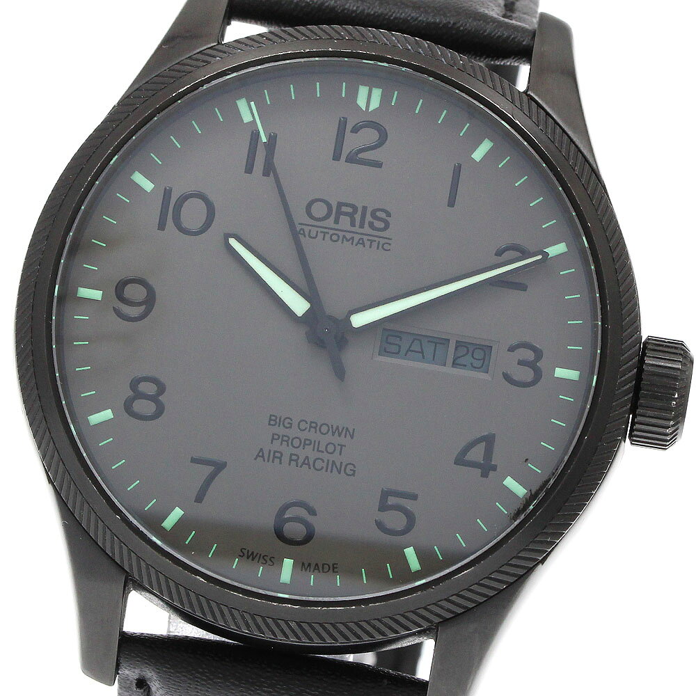 オリス ORIS 01 735 7698 4783-Set エアレース エディションIV デイデイト 自動巻き メンズ 保証書付き_919222【中古】
