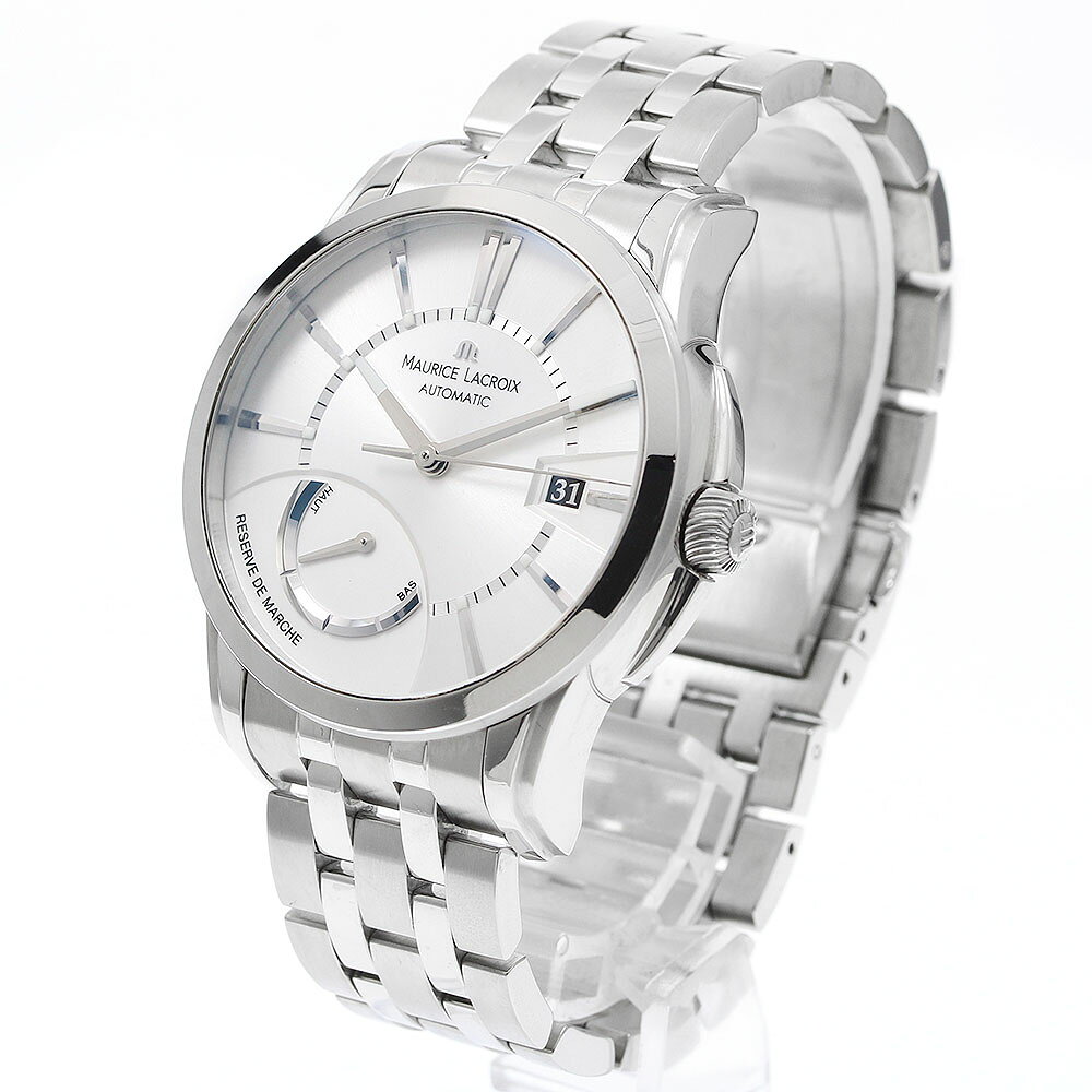 CLOSERのモーリスラクロア MAURICE LACROIX PT6168-SS002-131 ポントス デイト パワーリザーブ 自動巻き メンズ _922664【中古】｜アングル2
