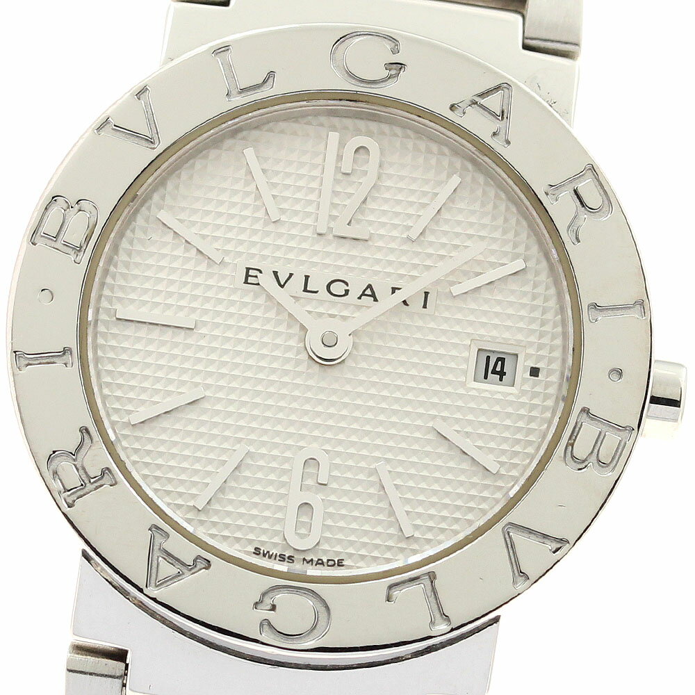 ブルガリ BVLGARI BB26SS ブルガリブルガリ デイト クォーツ レディース 保証書付き_930883【中古】(2.0)