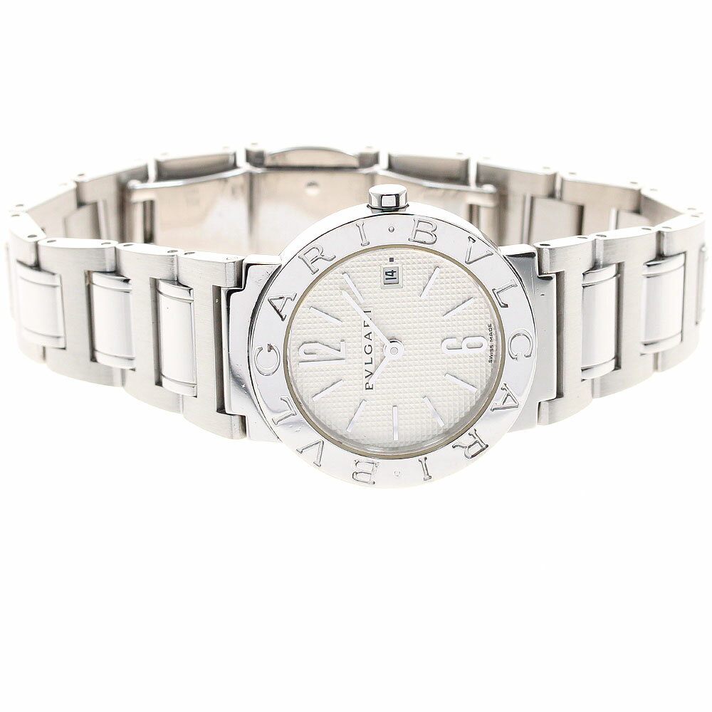 ブルガリ BVLGARI BB26SS ブルガリブルガリ デイト クォーツ レディース 保証書付き_930883【中古】