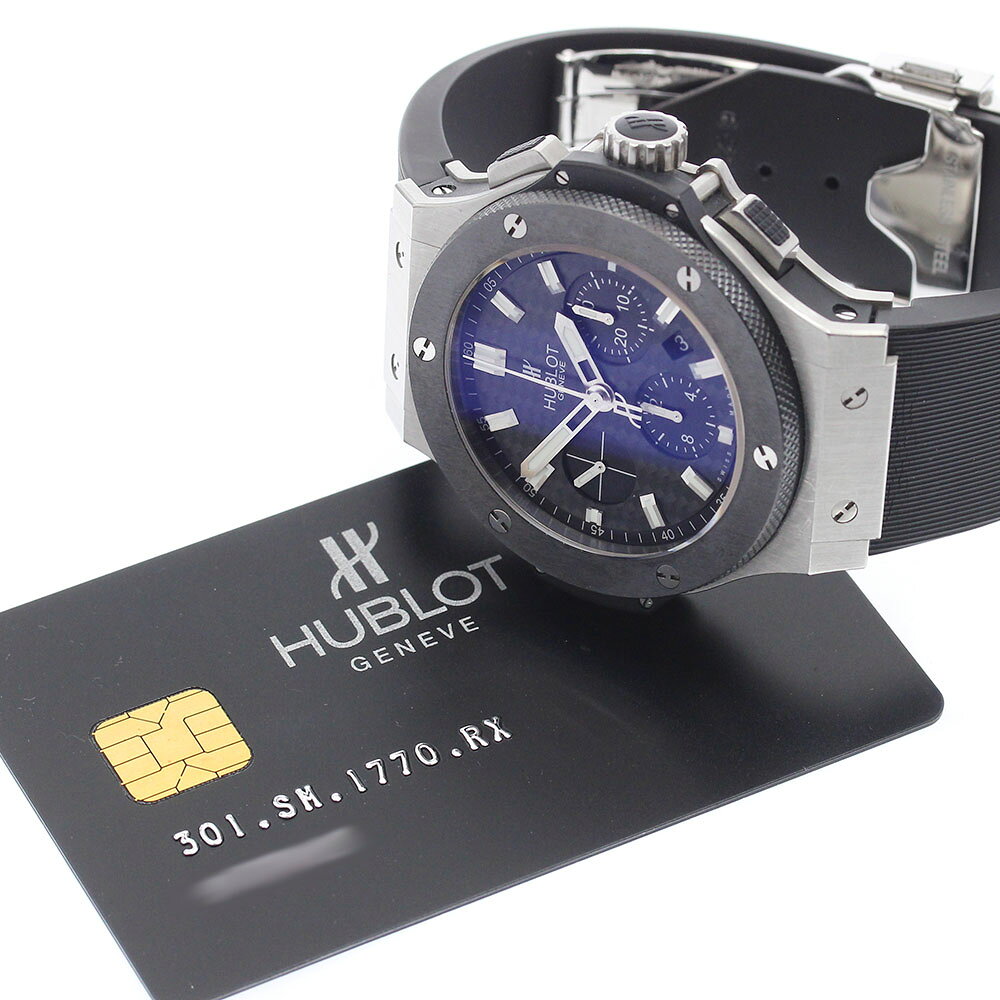 ウブロ HUBLOT 301.SM.1170.RX ビッグバン スチール デイト 自動巻き メンズ 保証書付き_931772 中 closer01-10252188 CLOSER サンプル画像2