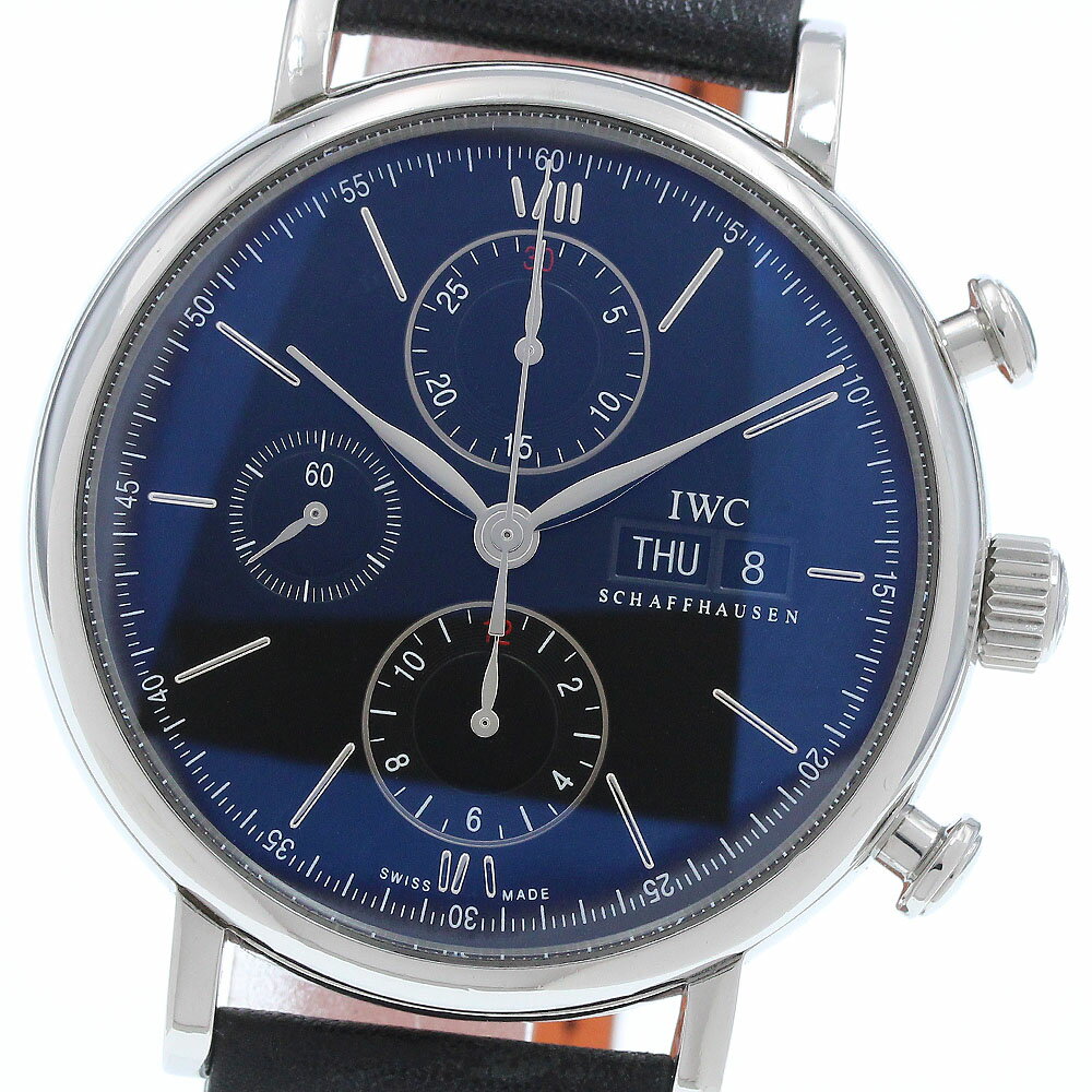 IWC IWC SCHAFFHAUSEN IW391008 ポートフィノ デイデイト クロノグラフ 自動巻き メンズ _935231【中古】