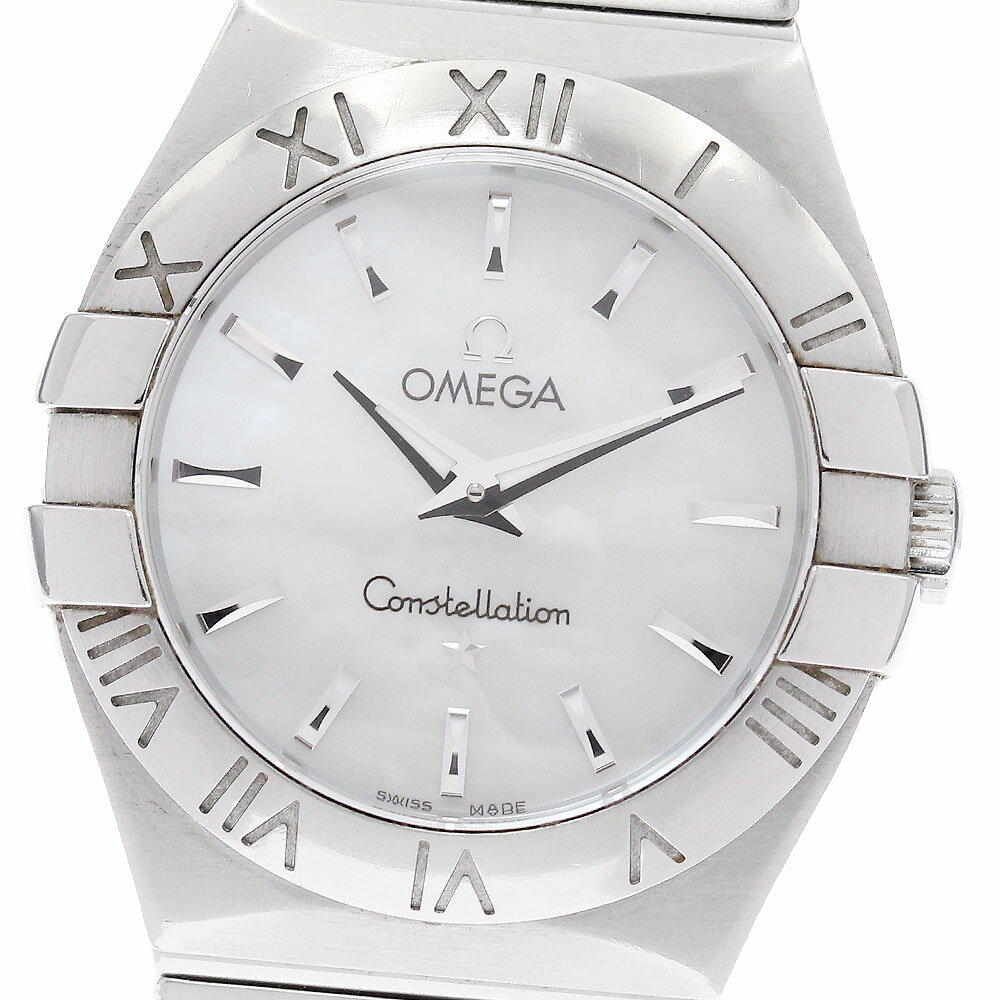オメガ OMEGA 123.10.27.60.05.001 コンステレーション ブラッシュ クォーツ レディース _935916【中古】