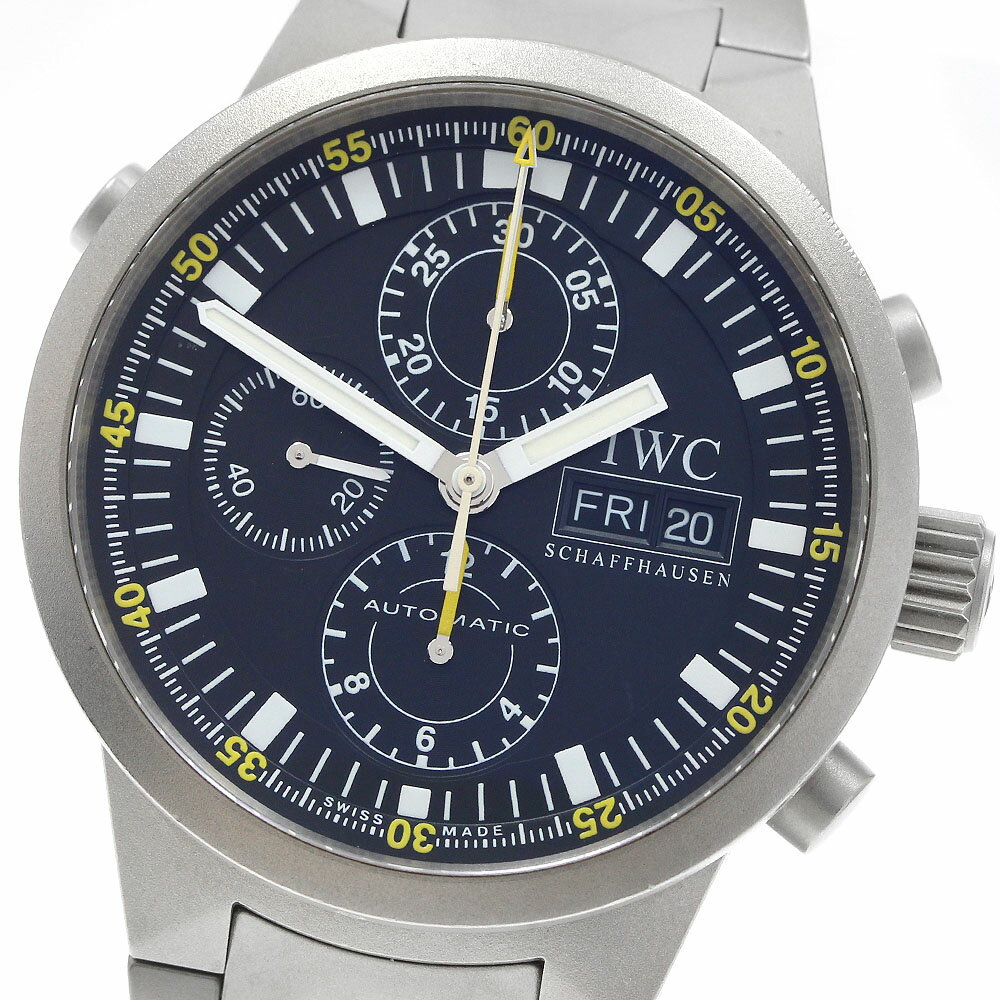 IWC IWC SCHAFFHAUSEN IW371503 GST クロノグラフ デイデイト 自動巻き メンズ _919086【中古】
