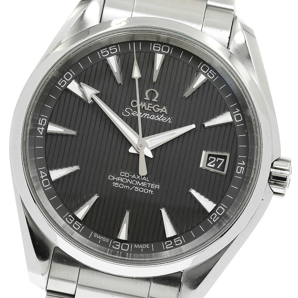 オメガ OMEGA 231.10.42.21.06.001 シーマスター アクアテラ 150M コーアクシャル クロノメーター 自動巻き メンズ 保証書付き_919126【中古】