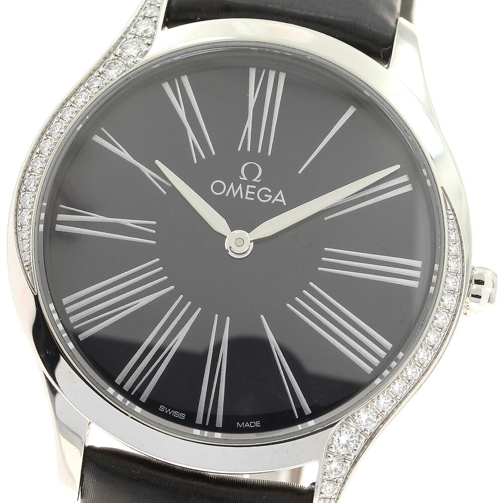 NIXON - オメガ OMEGA 428.18.36.60.03.001 デビル トレゾア ダイヤベゼル クォーツ レディース 良品 _934146【中古】