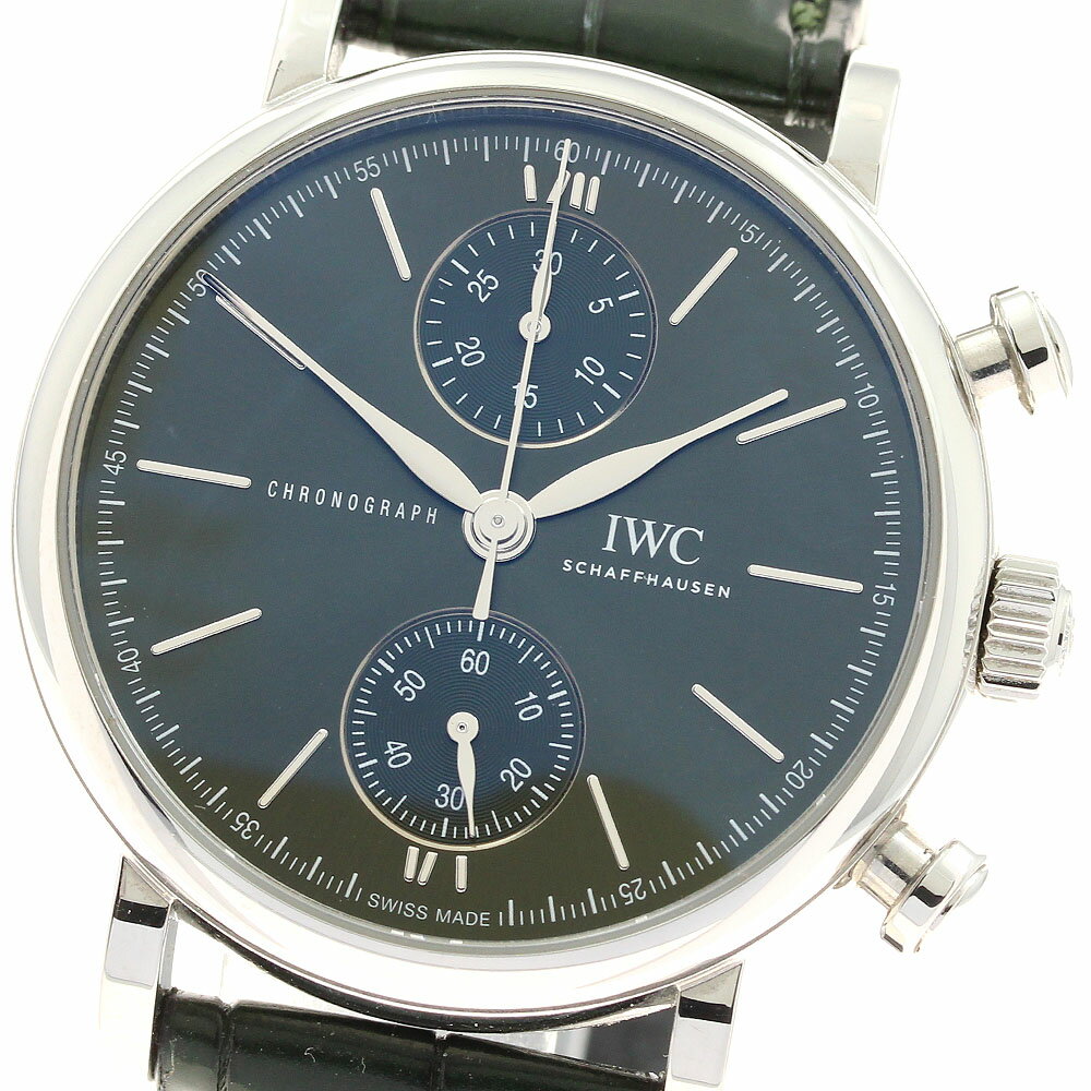 IWC IWC SCHAFFHAUSEN IW391405 ポートフィノ クロノグラフ 自動巻き メンズ 良品 保証書付き_934155【中古】