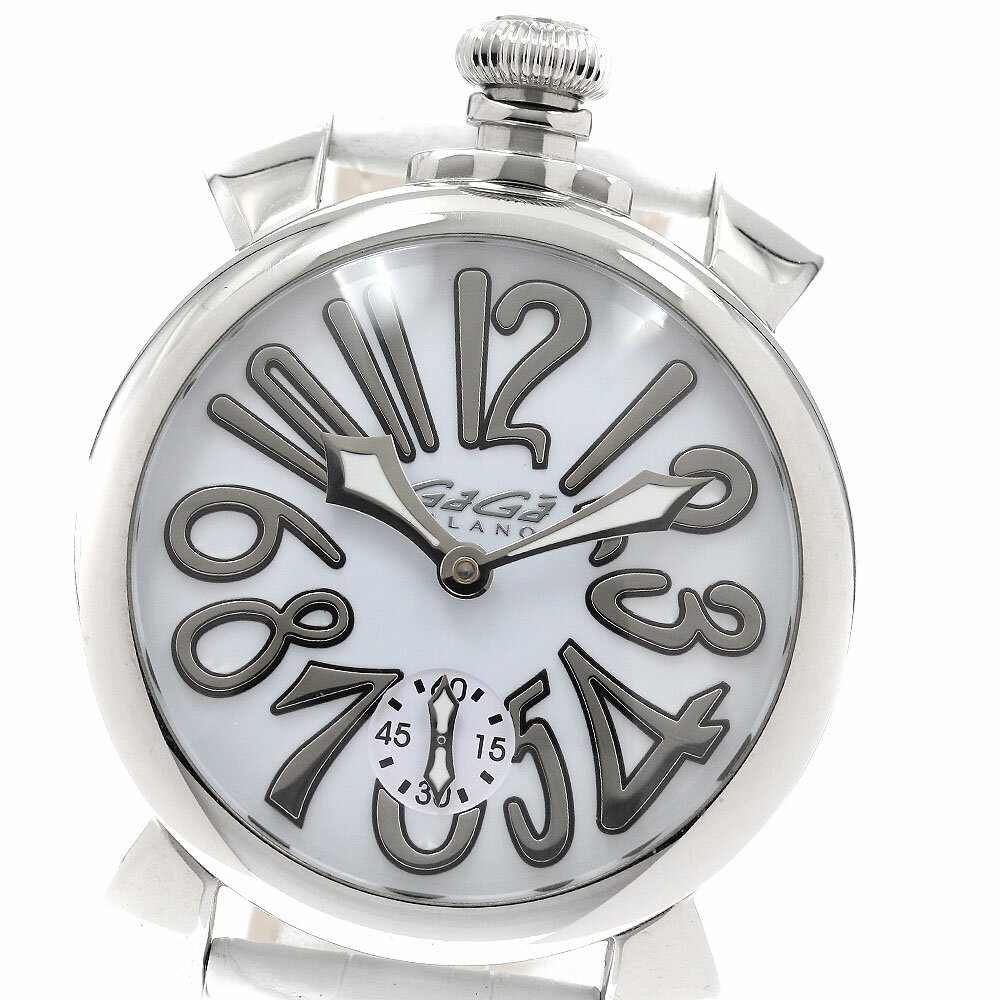 楽天市場】ガガミラノ 48mm（ベルトカラーホワイト）（腕時計）の通販