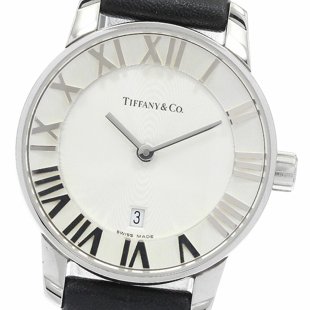 TIFFANY - ティファニー TIFFANY&Co. アトラスドーム デイト クォーツ レディース _937427【中古】