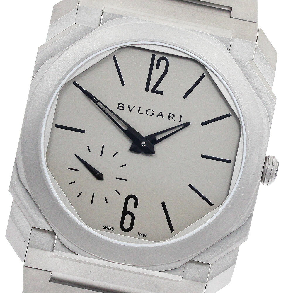Other - ブルガリ BVLGARI BGO40TXT/102713 オクト フィニッシモ 自動巻き メンズ 美品 箱・保証書付き_935933【中古】