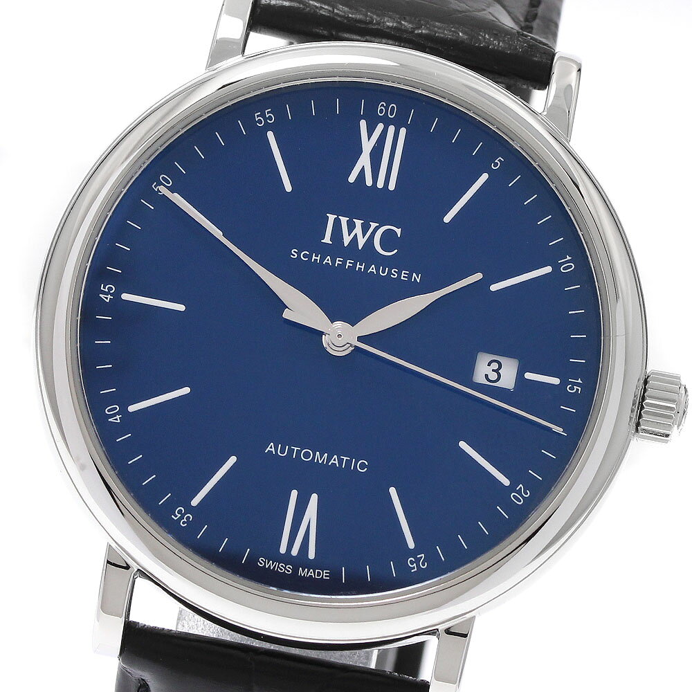 Other - IWC IWC SCHAFFHAUSEN IW356518 ポートフィノ 150イヤーズ デイト 自動巻き メンズ 良品 保証書付き_937474【中古】
