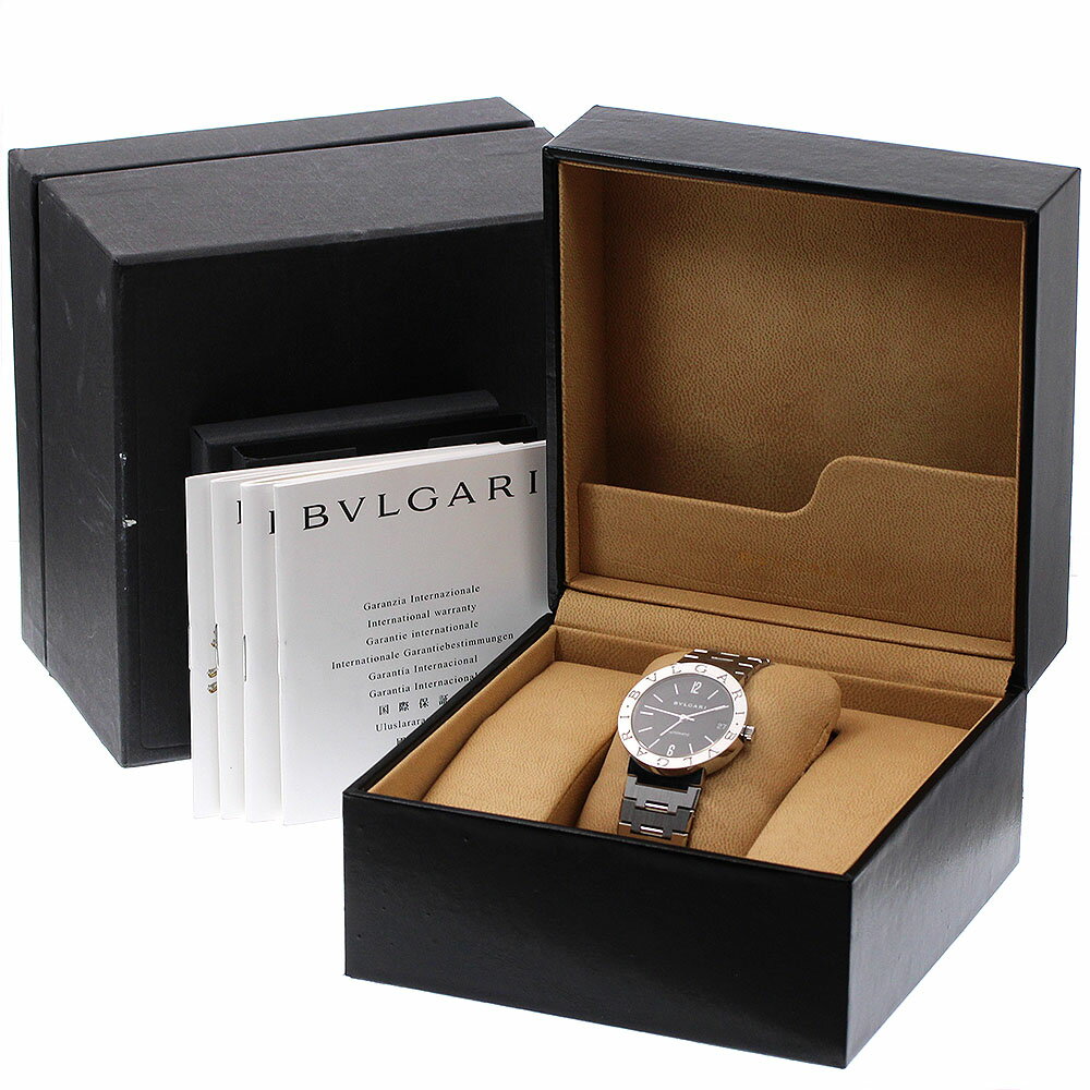 ブルガリ BVLGARI BB33SS ブルガリブルガリ デイト 自動巻き メンズ 箱・保証書付...