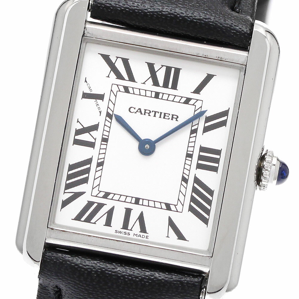 カルティエ CARTIER W1018255 タンクソロ SM クォーツ レディース _932853 ...