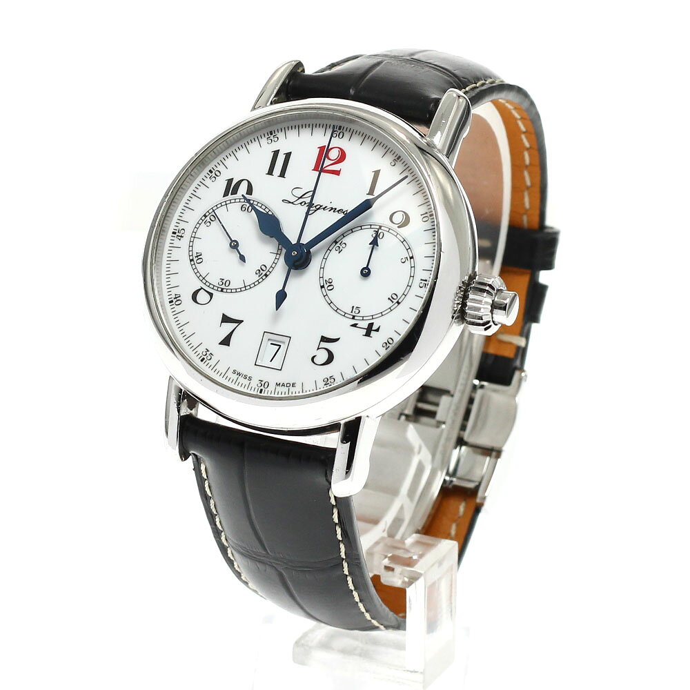 ロンジン LONGINES L2.775.4 ヘリテージ コラムホイール 180周年記念 ワンプッシュクロノ 自動巻き メンズ closer01-10253788 CLOSER サンプル画像2