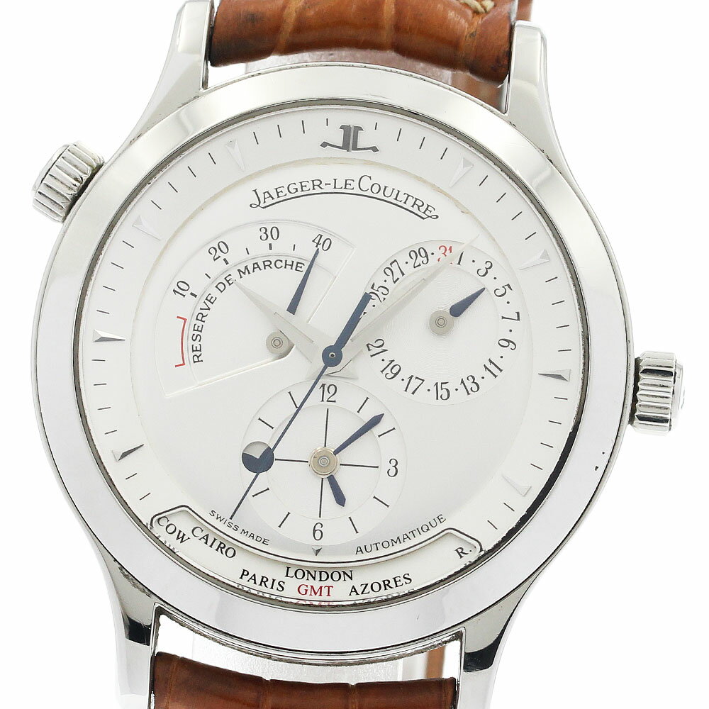 ジャガー・ルクルト JAEGER-LECOULTRE 142.8.92/Q1428420 マスター ジオグラフィーク パワーリザーブ GMT 自動巻き メンズ _773394【中古】