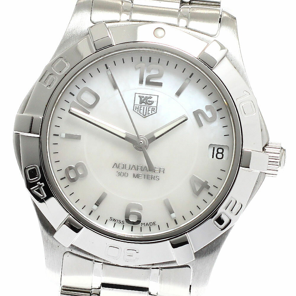 タグホイヤー TAG HEUER WAF1311 アクアレーサー デイト クォーツ レディース 良品 ...