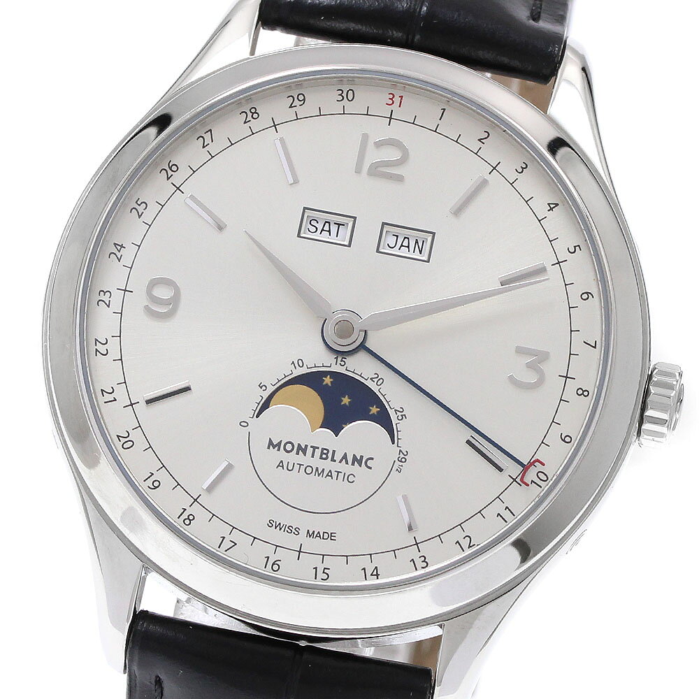 モンブラン MONTBLANC 112538 ヘリテイジ クロノメトリー カンティエーム コンプリート 自動巻き メンズ 良品 保証書付き_937485【中古】