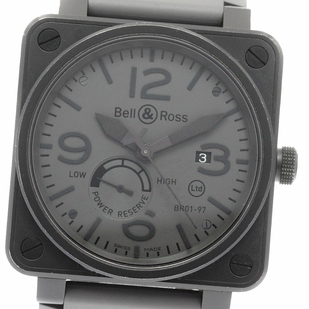 ベル＆ロス Bell＆Ross BR0197-COMMANDO コマンド パワーリザーブ 自動巻き メンズ _938366【中古】