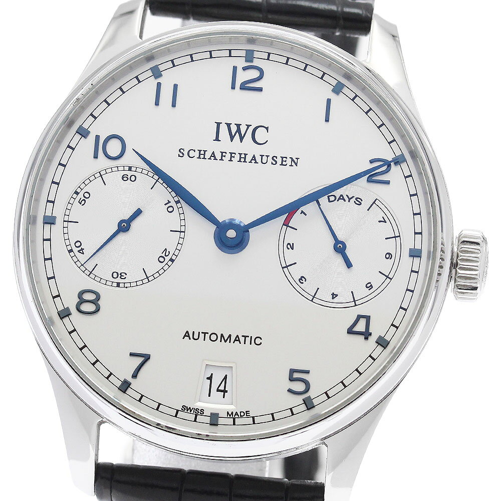 IWC SCHAFFHAUSEN IW500107 ポルトギーゼ 7デイズ デイト 自動巻き メンズ ...