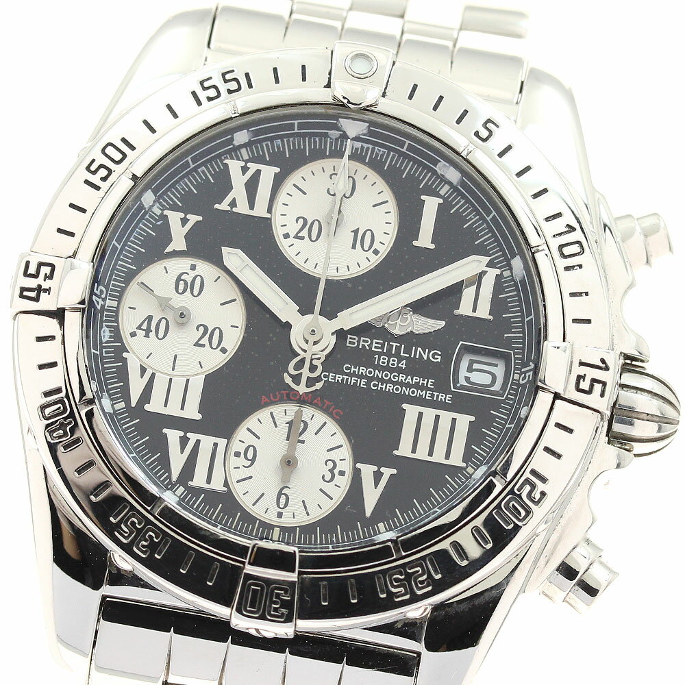 ブライトリング BREITLING A13358 クロノコックピット デイト 自動巻き メンズ 保証書付き_922364【中古】