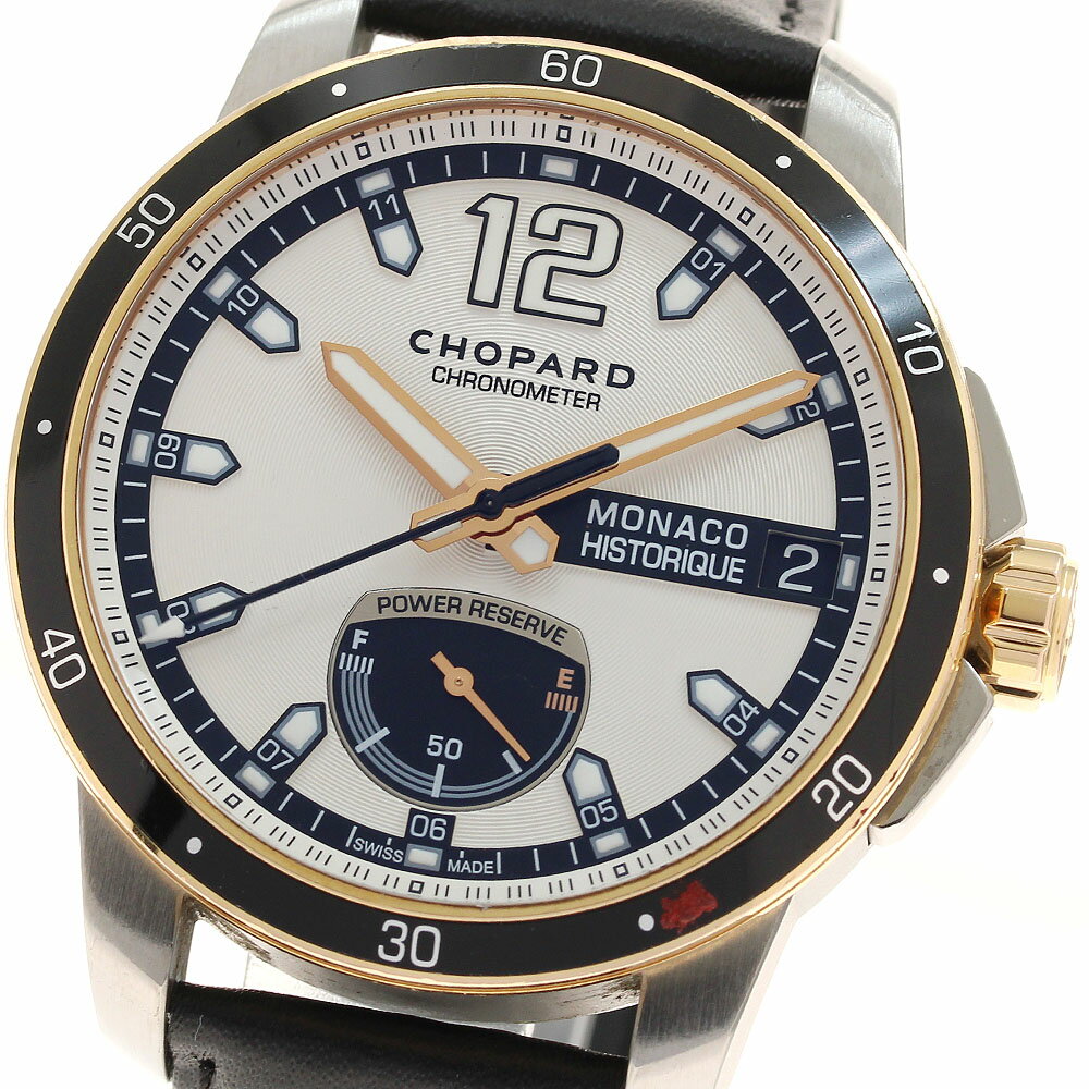 ショパール Chopard 168568-9001 クラシック レーシング スーパーファスト デイト パワーリザーブ 自動巻き メンズ 保証書付き_930252【中古】