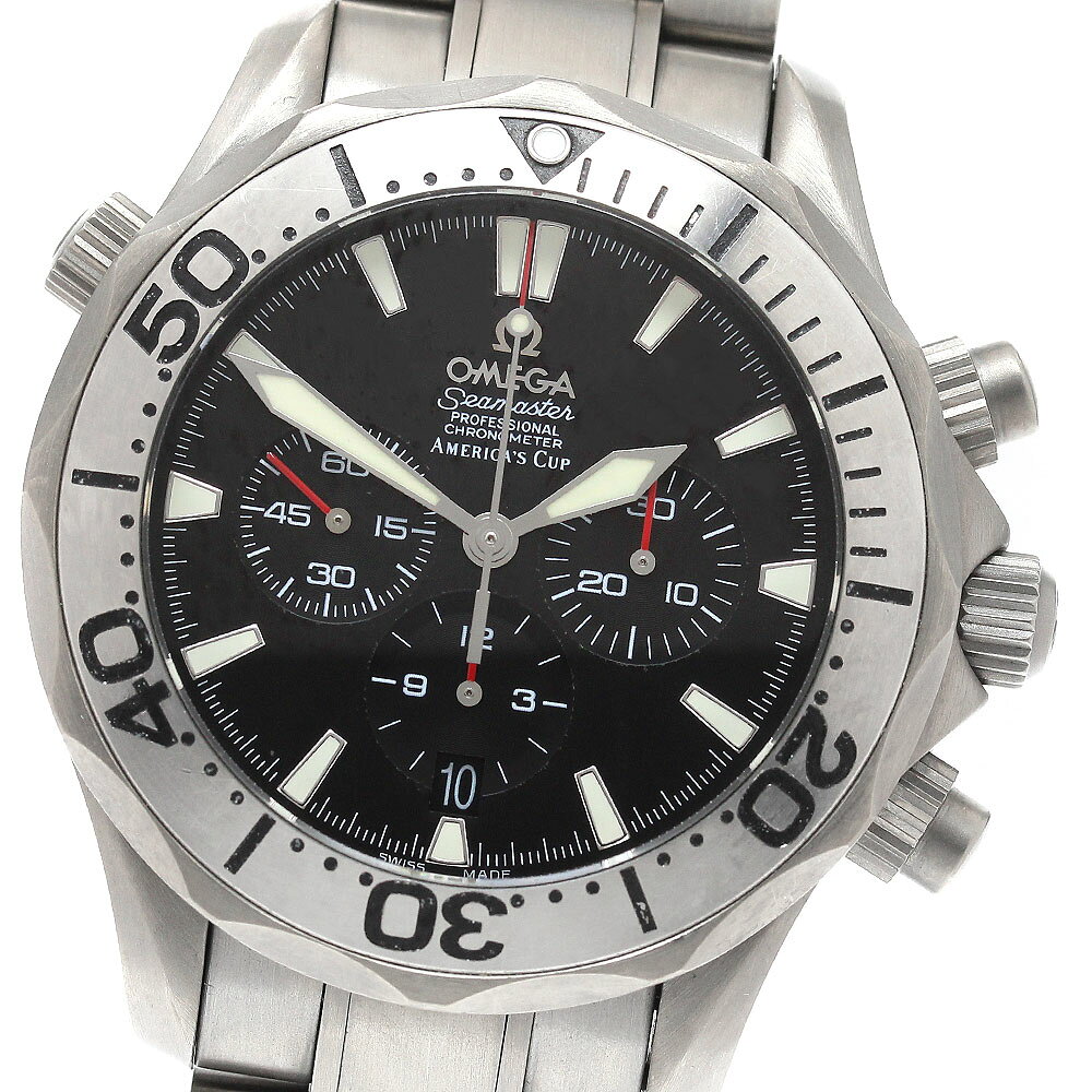 オメガ OMEGA 2293.50 シーマスター アメリカズカップ クロノグラフ 自動巻き メンズ _939769【中古】