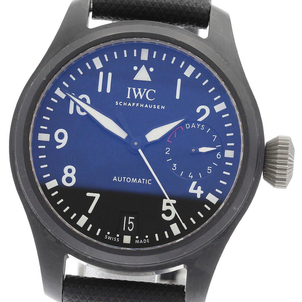 Other - IWC IWC SCHAFFHAUSEN IW502001 ビッグパイロットウォッチ トップガン 7DAYS 自動巻き メンズ 良品 保証書付き_940138【中古】