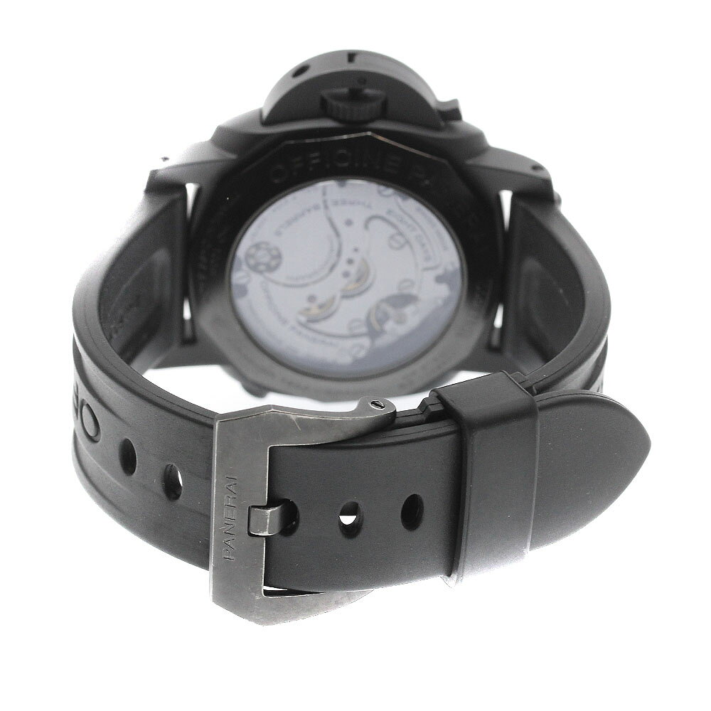 パネライ PANERAI PAM00317 ルミノール クロノ モノプルサンテ GMT 8デイズ 手巻き メンズ 良品 _911745【中古】