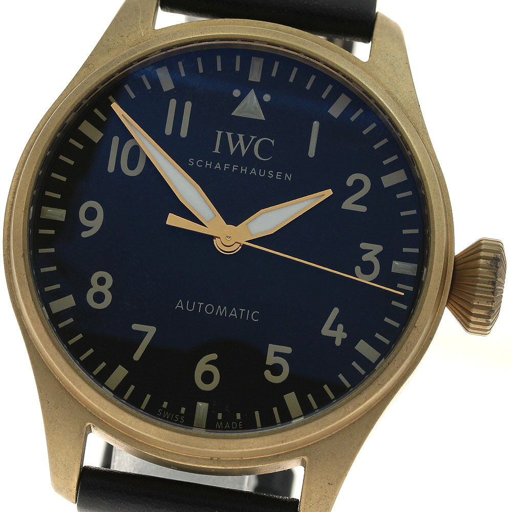 IWC IWC SCHAFFHAUSEN IW329703 ビッグパイロットウォッチ 43 ミスター・ポーター エディション1 自動巻き メンズ 良品 保証書付き_932031【中古】