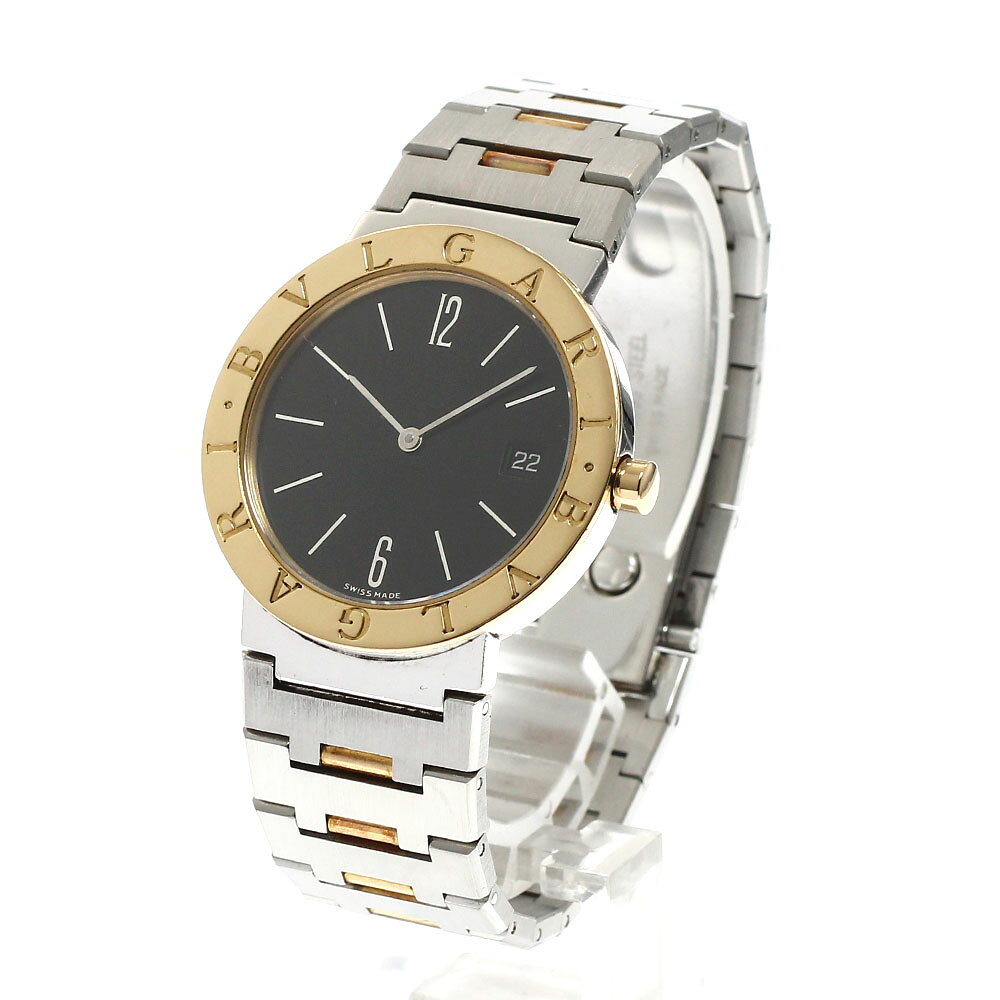 CLOSERのブルガリ BVLGARI BB33SGD ブルガリブルガリ YGコンビ デイト クォーツ メンズ _933972【中古】｜アングル2