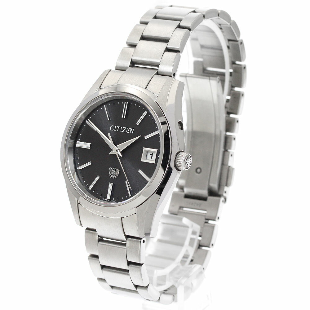 シチズン CITIZEN AQ4080-52E/A060-T026907 ザ・シチズン エコドライブ クォーツ メンズ 箱・保証書付き_939281【中古】