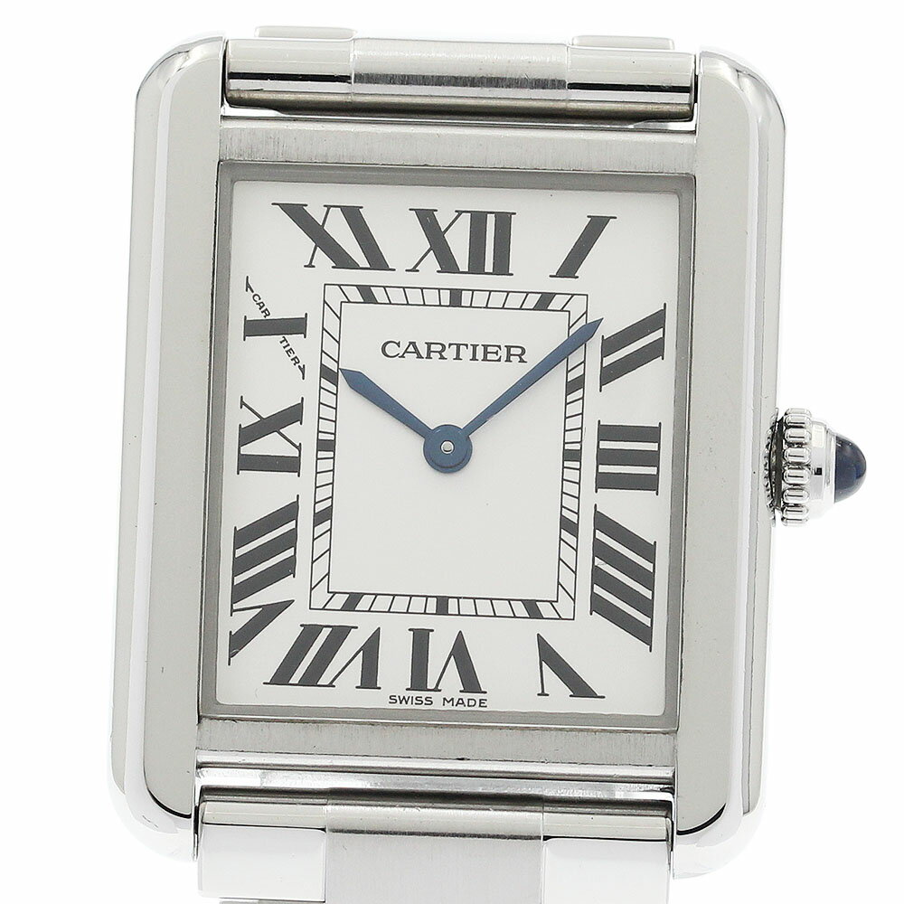 カルティエ CARTIER W5200013 タンクソロ SM クォーツ レディース _933688【中古】