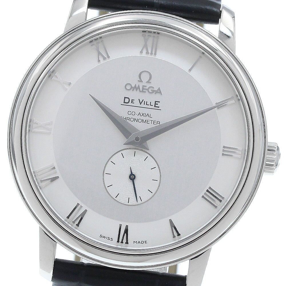 DeVille - オメガ OMEGA 4813.30.01 デビル プレステージ コーアクシャル 自動巻き メンズ 美品 _940244【中古】