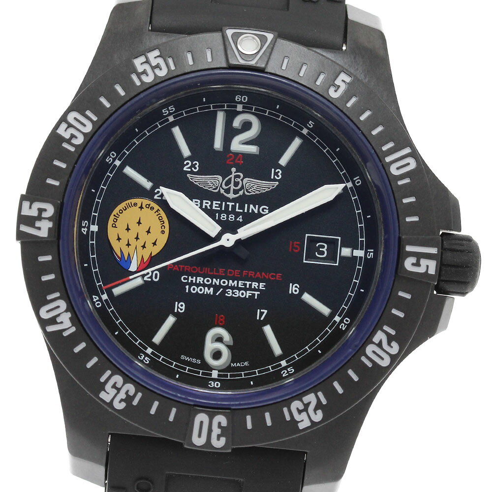 ブライトリング BREITLING X74320 コルト スカイレーサー パトルーユ ド フランス クォーツ メンズ 極美品 箱・保証書付き_941263【中古】(2.0)