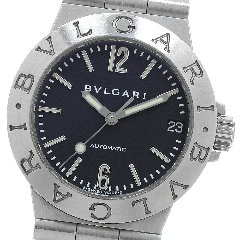Aluminum - ブルガリ BVLGARI LCV29S ディアゴノ デイト 自動巻き レディース _940272【中古】