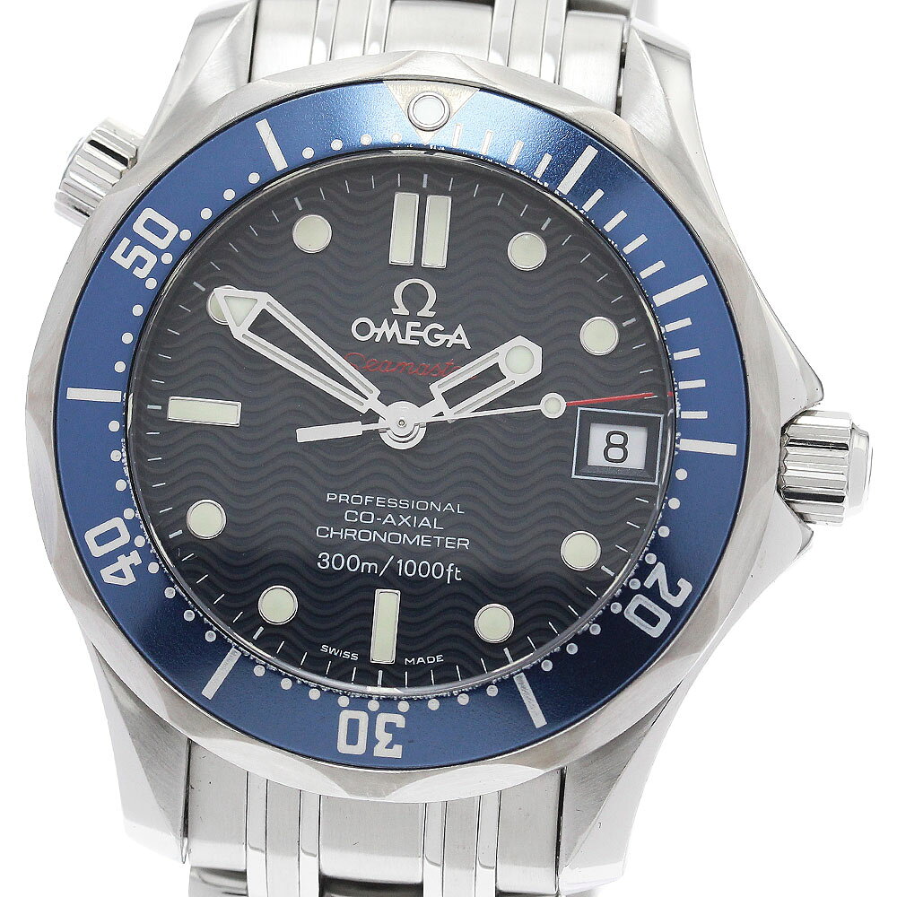 オメガ OMEGA 2222.80 シーマスター300 デイト コーアクシャル 自動巻き ボーイズ  ...