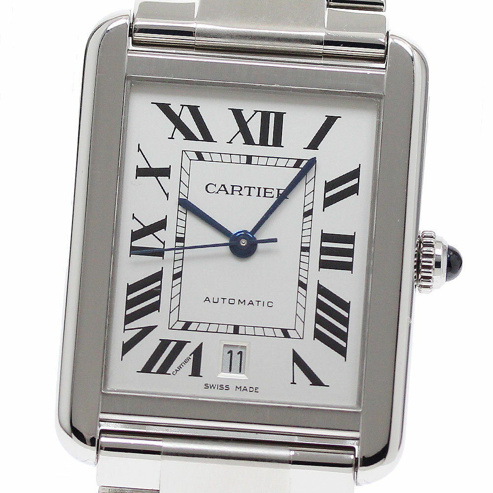 カルティエ CARTIER W5200028 タンクソロ XL デイト 自動巻き メンズ 良品 _849532【中古】