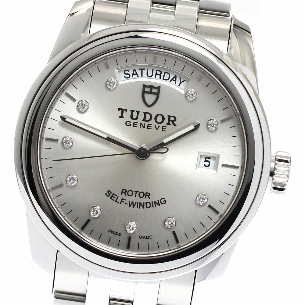 チュードル TUDOR 56000 グラマー デイトデイ 自動巻き メンズ 美品 保証書付き_933147【中古】